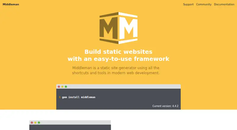 The Middleman homepage