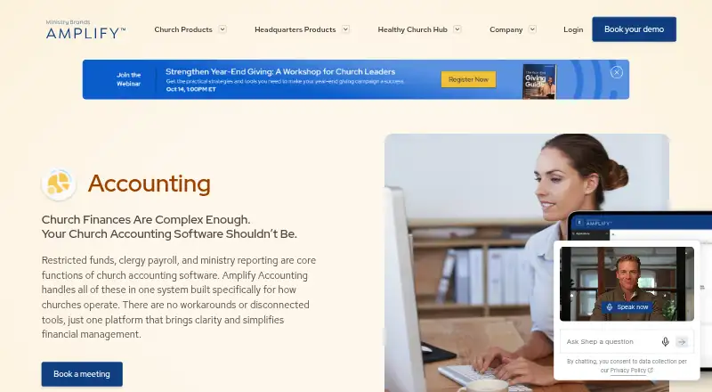 The Amplify Accounting homepage