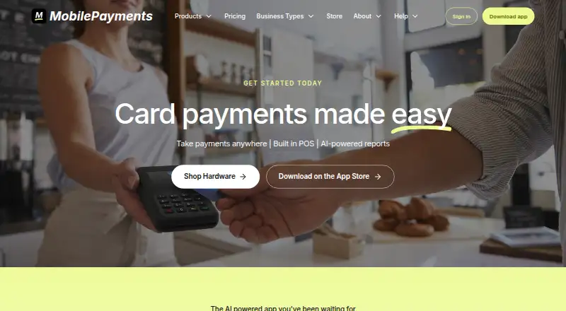 The MobilePayments homepage