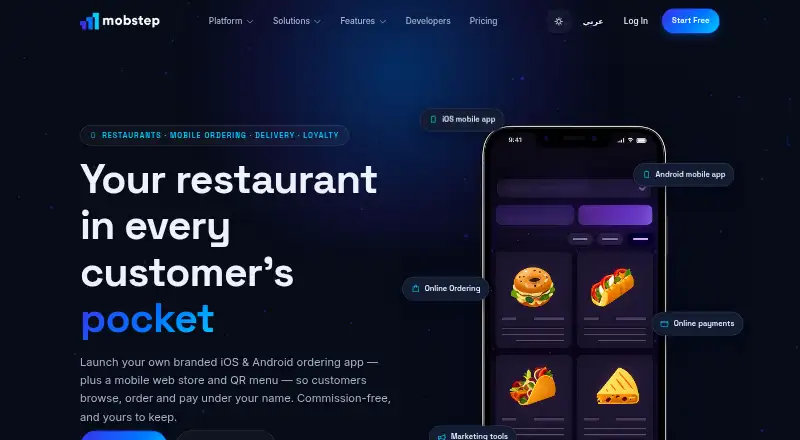 The Mobstep homepage