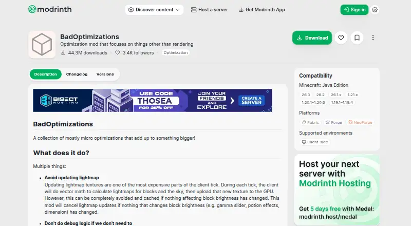 The BadOptimizations homepage