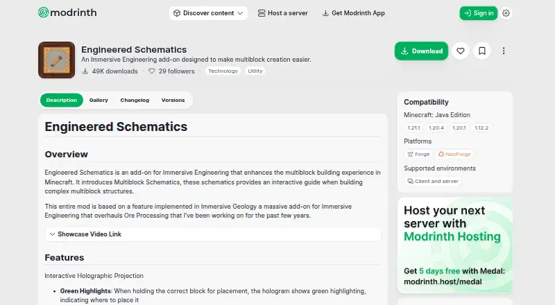The Engineered Schematics homepage