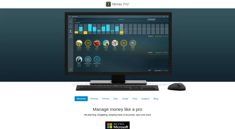 The Money Pro homepage