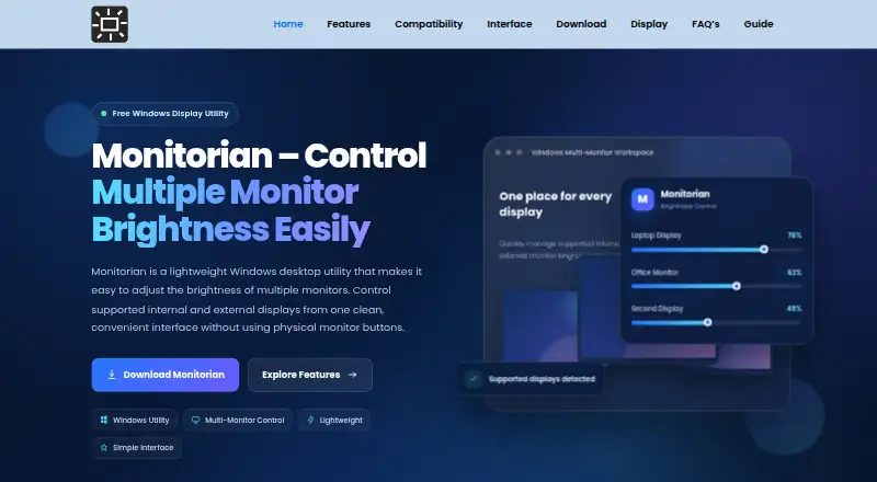 The Monitorian homepage