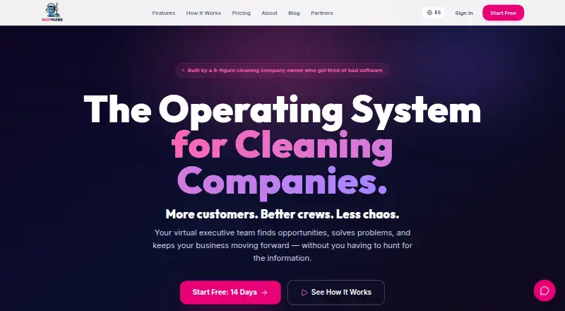 The Mopware Pro homepage