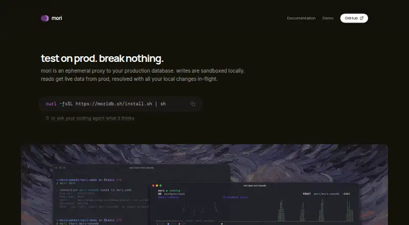 The mori homepage