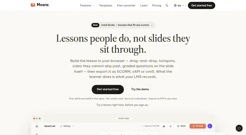 The Mosra homepage