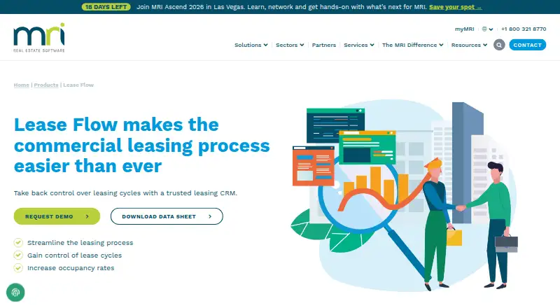The MRI Lease Flow homepage
