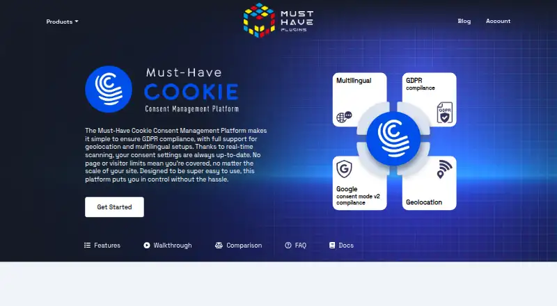 The Must-Have Cookie homepage