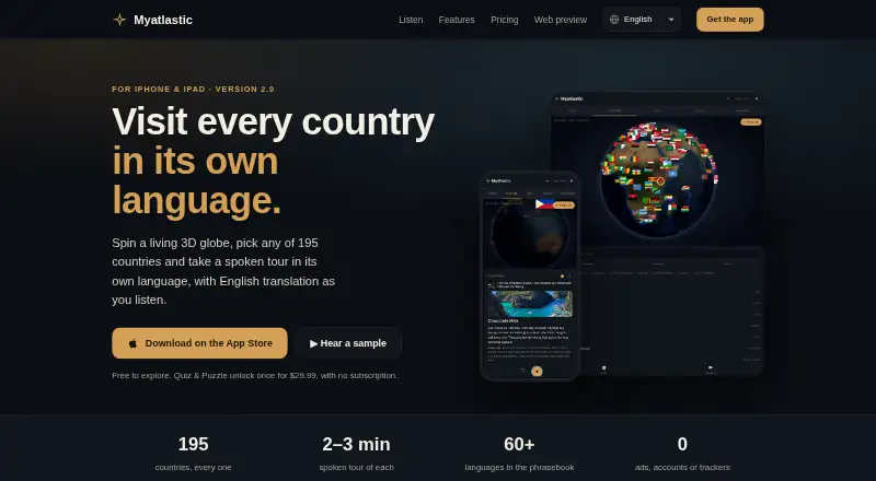The Myatlastic homepage