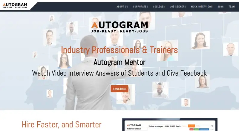 The Autogram homepage