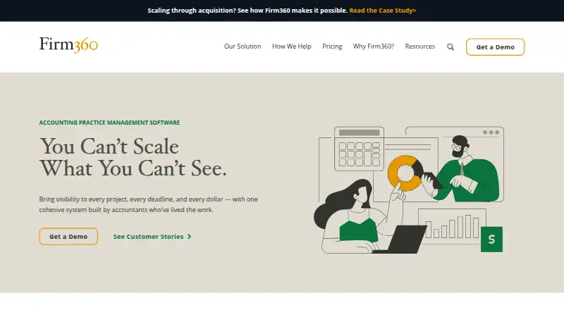 The Firm360 homepage
