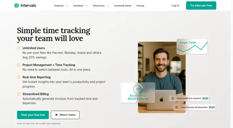 The Intervals homepage