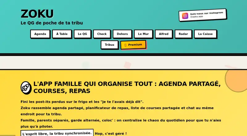 The Zoku homepage