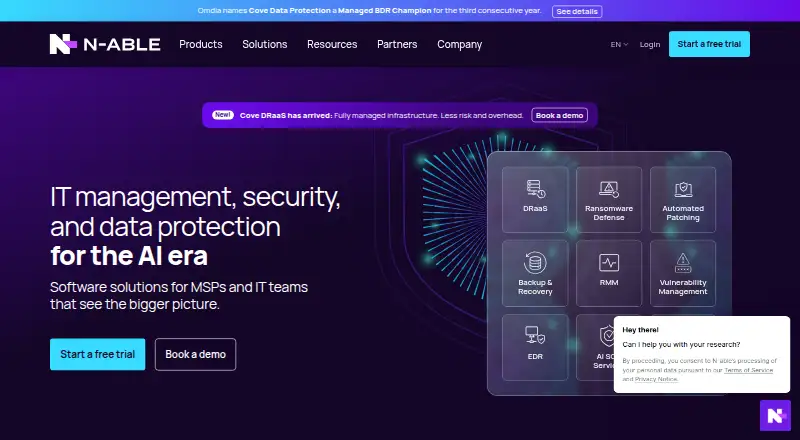 The Adlumin UEBA homepage