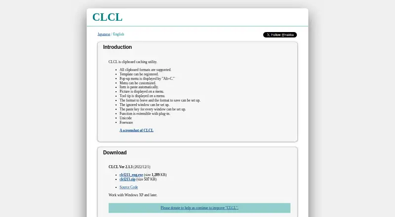 The CLCL homepage