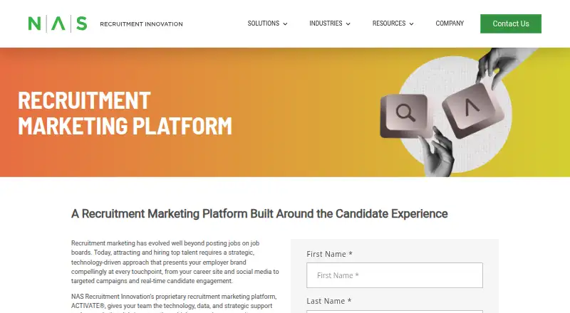 The ACTIVATE homepage