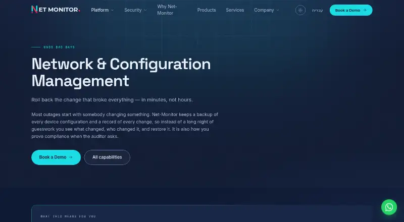 The Net-Monitor Network Configuration Management homepage