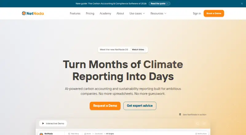 The NetNada homepage