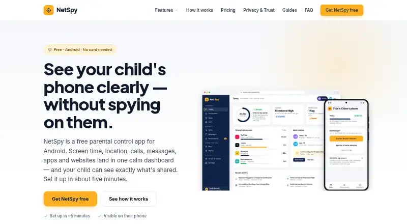 The NetSpy homepage