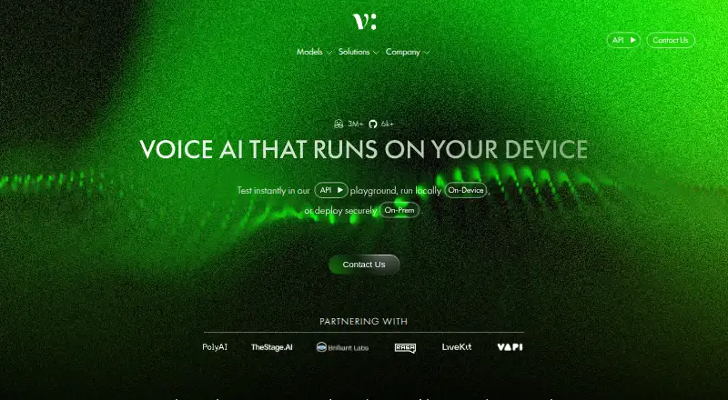 The Neuphonic homepage
