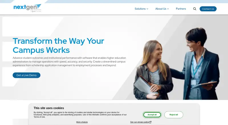 The Scholarship Manager homepage