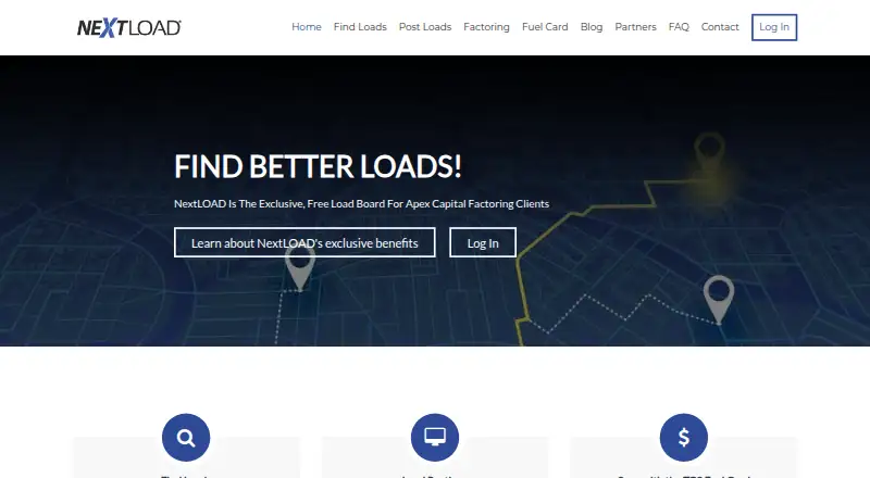 The NextLOAD homepage