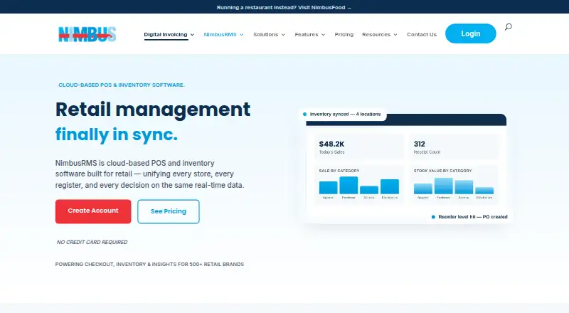 The Nimbus RMS homepage