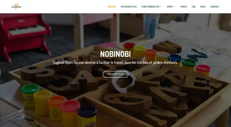 The NobiNobi homepage