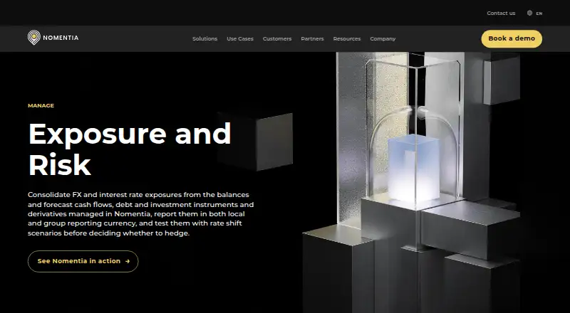 The Nomentia Risk Management homepage