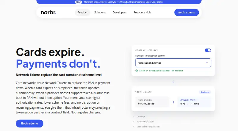 The NORBr Network Tokenization homepage
