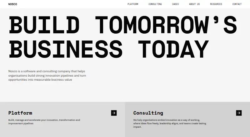 The Nosco homepage