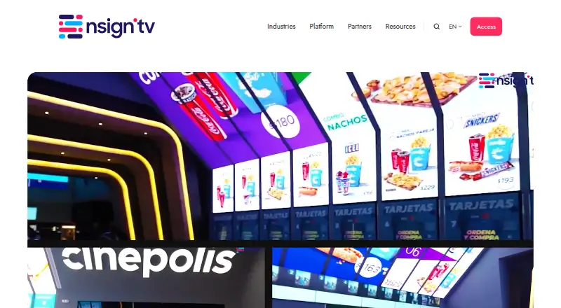 The Nsign.tv homepage