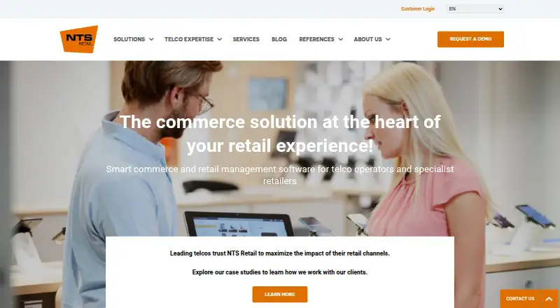 The NTS Retail homepage