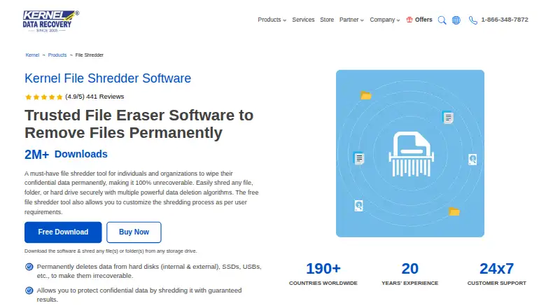 The Kernel File Shredder homepage