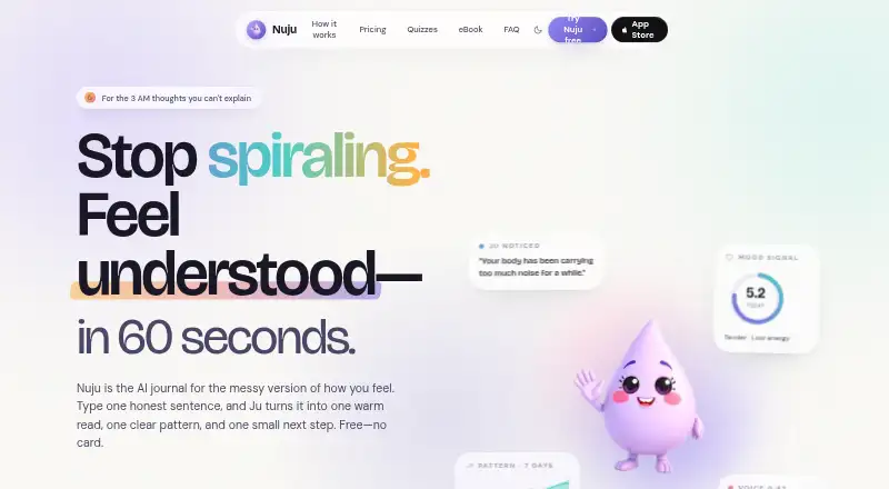 The Nuju homepage