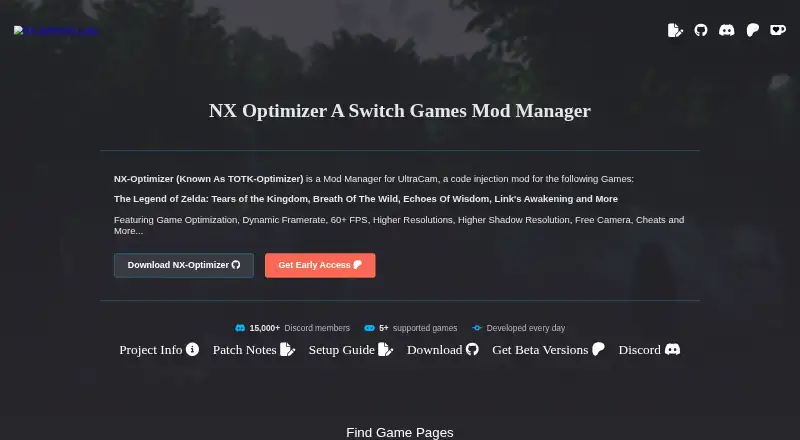 The NX Optimizer homepage