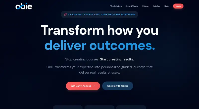 The OBIE homepage