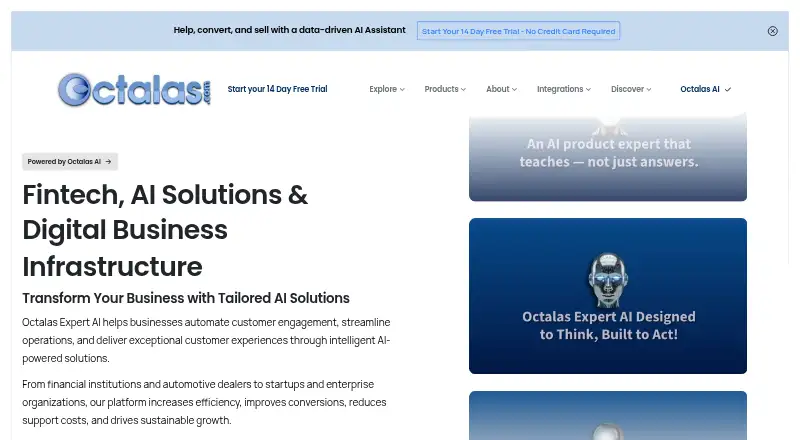 The Octalas homepage