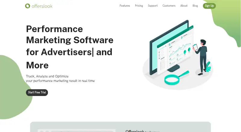 The Offerslook homepage