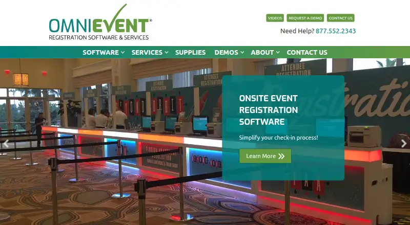 The OMNIEVENT homepage