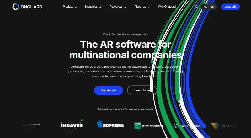 The Onguard CreditManager homepage