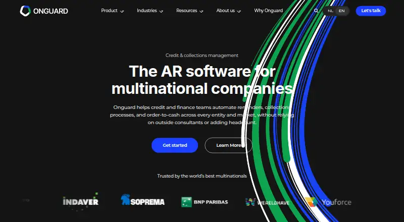 The Onguard Collections homepage