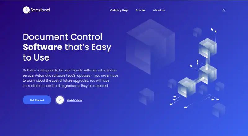 The OnPolicy homepage
