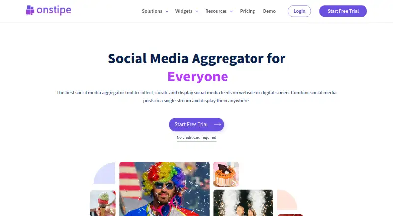The Onstipe homepage