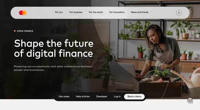 The Mastercard Open Banking Payments homepage