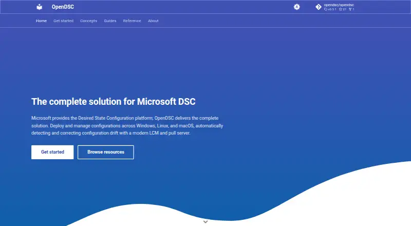 The OpenDSC homepage