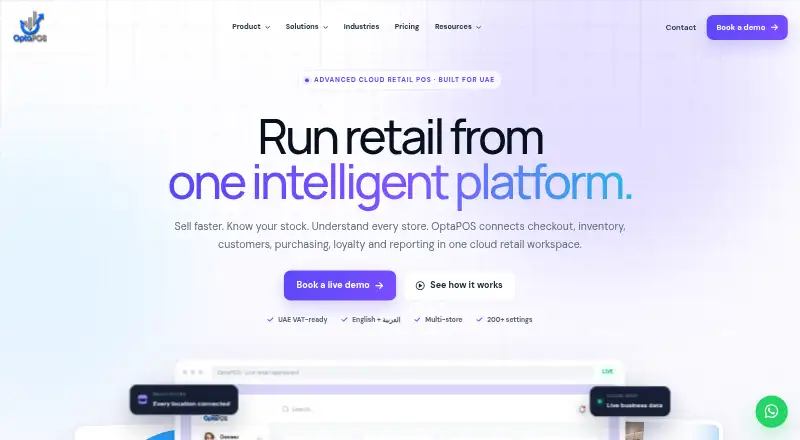The OptaPOS homepage