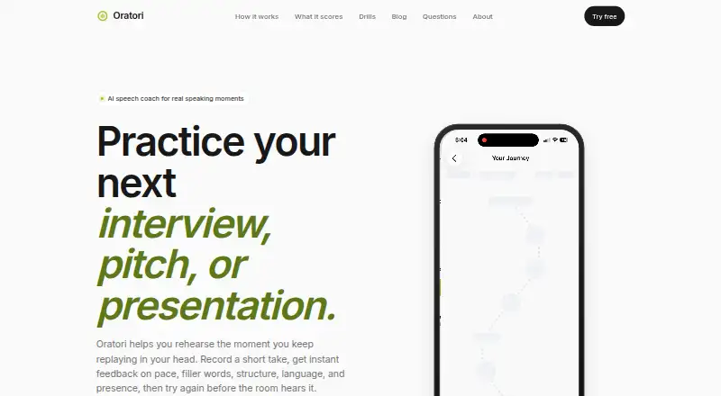 The Oratori homepage