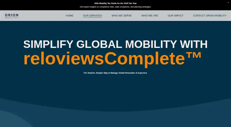 The reloviewsComplete homepage